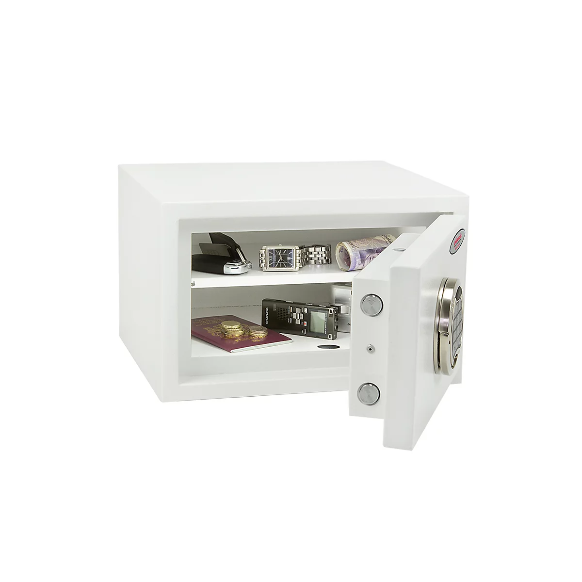 Caja de seguridad Fortress, serie SS1181, Al 220 x An 350 x P 300 mm, cerradura electr.