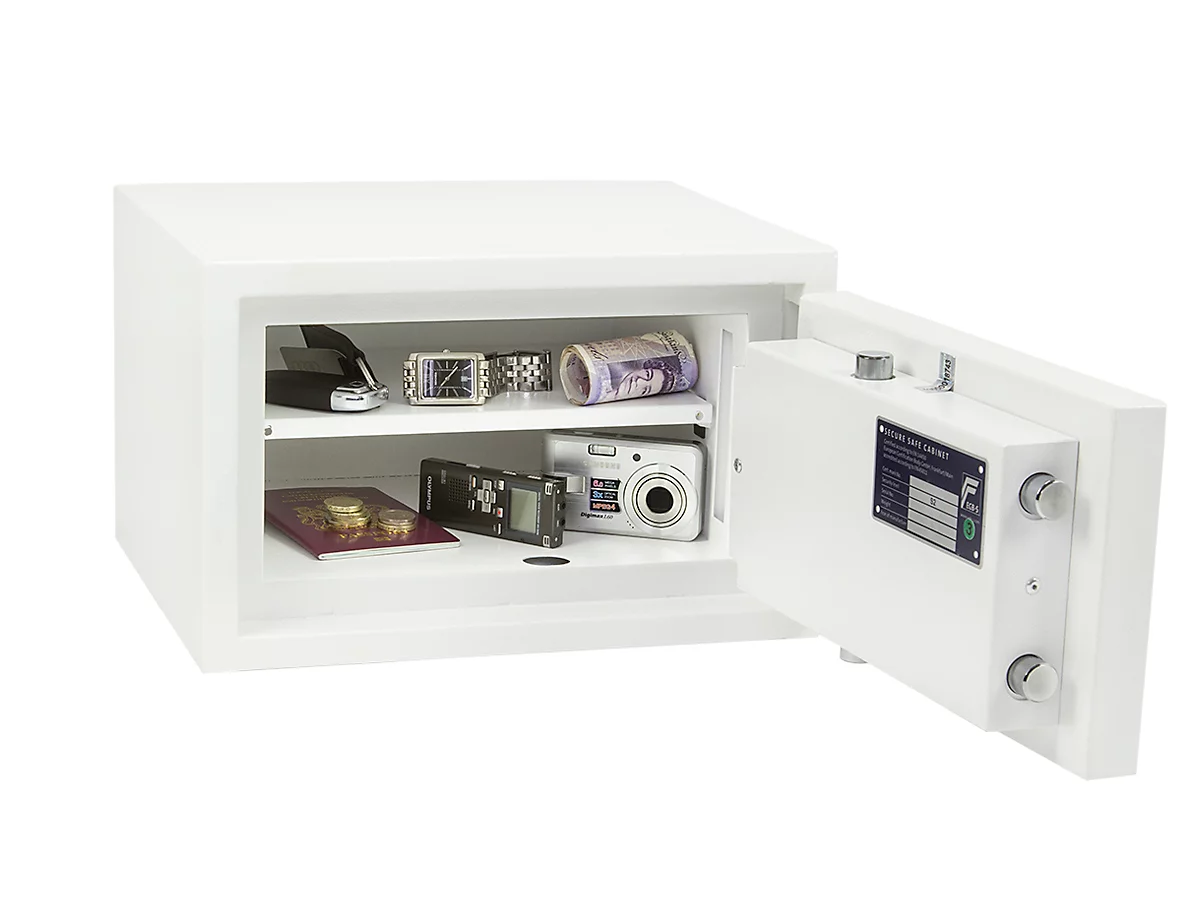Caja de seguridad Fortress, serie SS1181, Al 220 x An 350 x P 300 mm, cerradura electr.