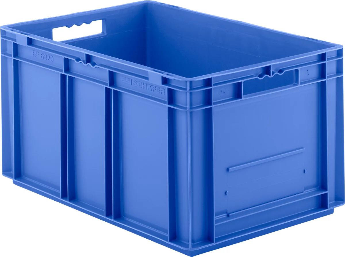 Caja de tamaño EURO EF 6320, 63,7 l, azul