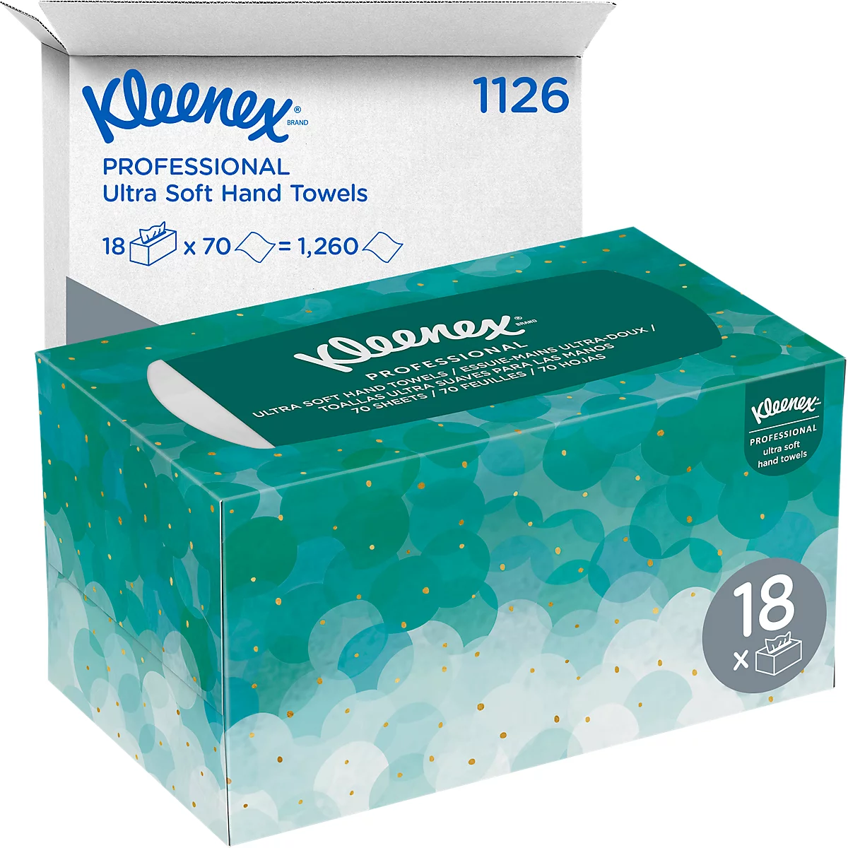 Caja de toallas de papel KLEENEX® Ultra Soft