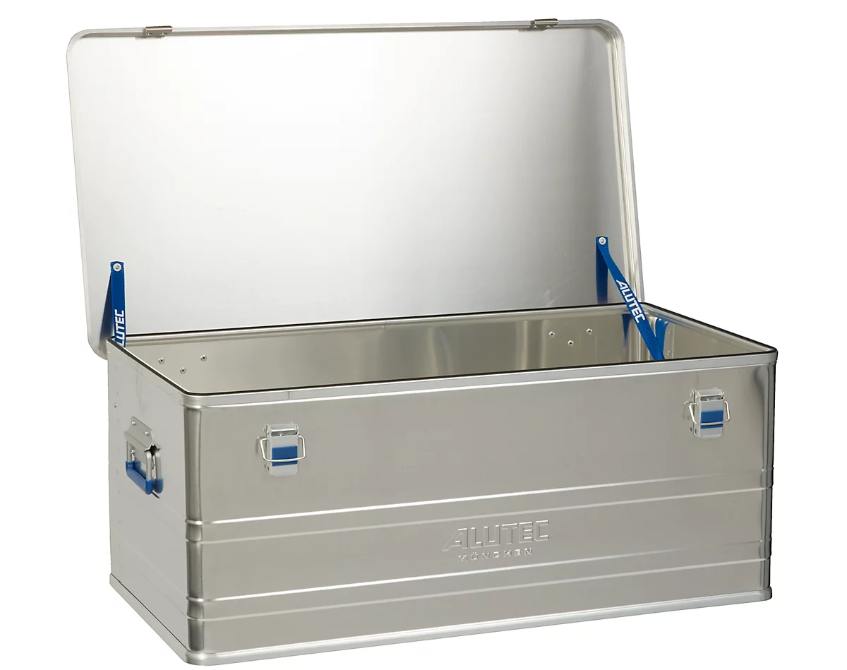 Caja de transporte Alutec COMFORT 140, aluminio, 140 l, L 900 x An 492 x Al 367 mm, tapa robusta