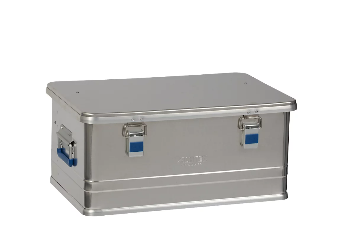 Caja de transporte Alutec COMFORT 48, aluminio, 48 l, L 580 x An 385 x Al 265 mm, tapa robusta