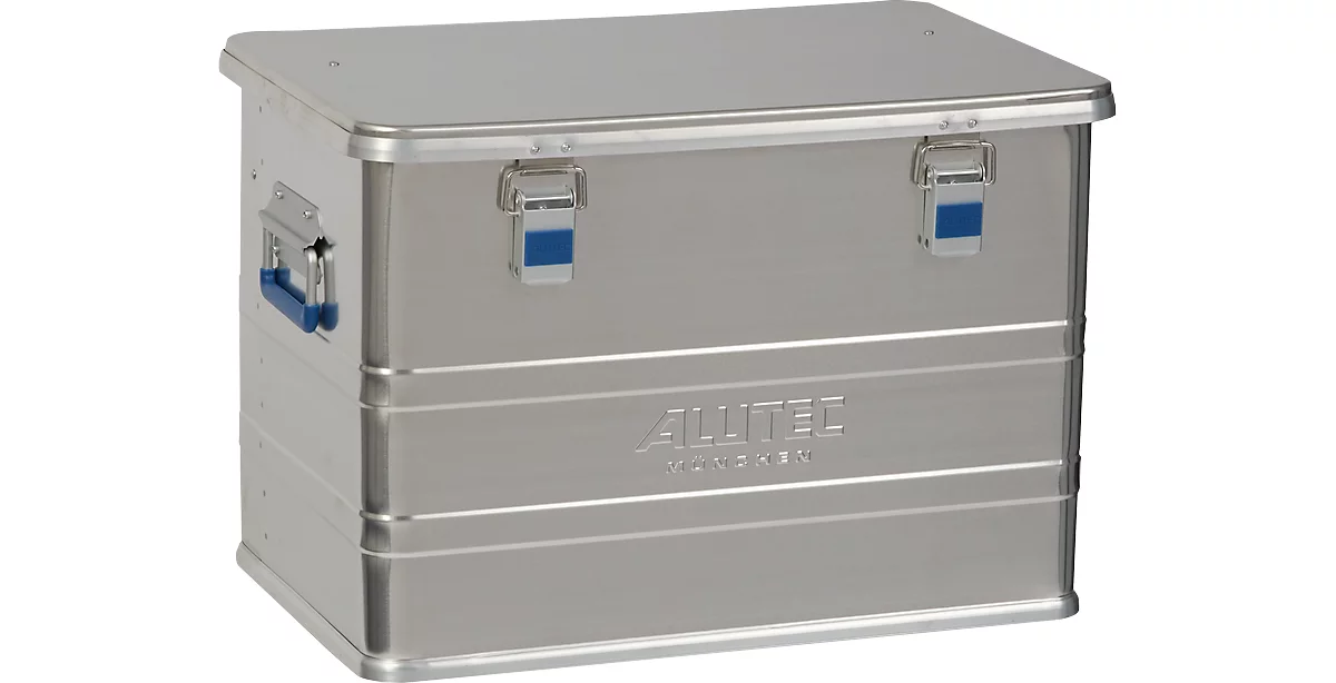 Caja de transporte Alutec COMFORT 73, aluminio, 73 l, L 580 x An 385 x Al 398 mm, tapa robusta