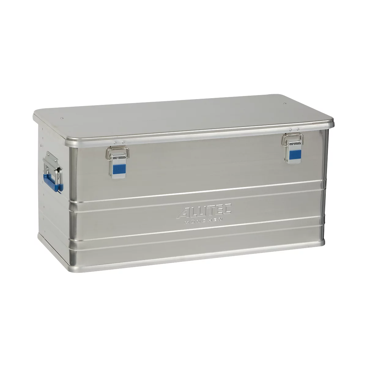 Caja de transporte Alutec COMFORT 92, aluminio, 92 l, L 780 x An 385 x Al 367 mm, tapa robusta