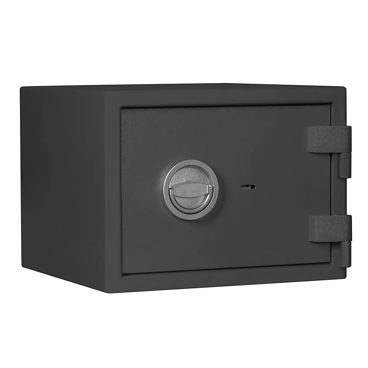 Caja fuerte MT 1, nivel de seguridad S 1 según EN 14450, 34 archivos de l/2, cerradura de doble paletón con 2 llaves, 1 estante, A 405 x P 385 x H 300 mm, gris grafito