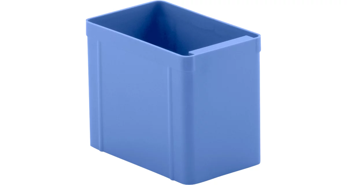 Caja insertable EK 111, azul, PS, 10 unidades