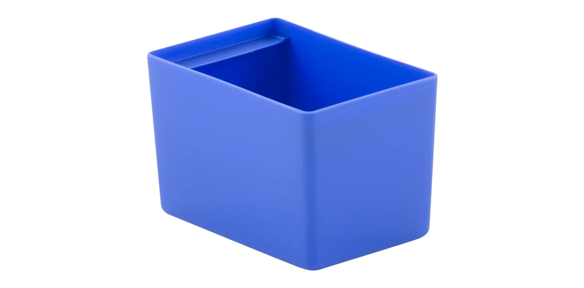 Caja insertable EK 4081, azul, PP, 40 unidades