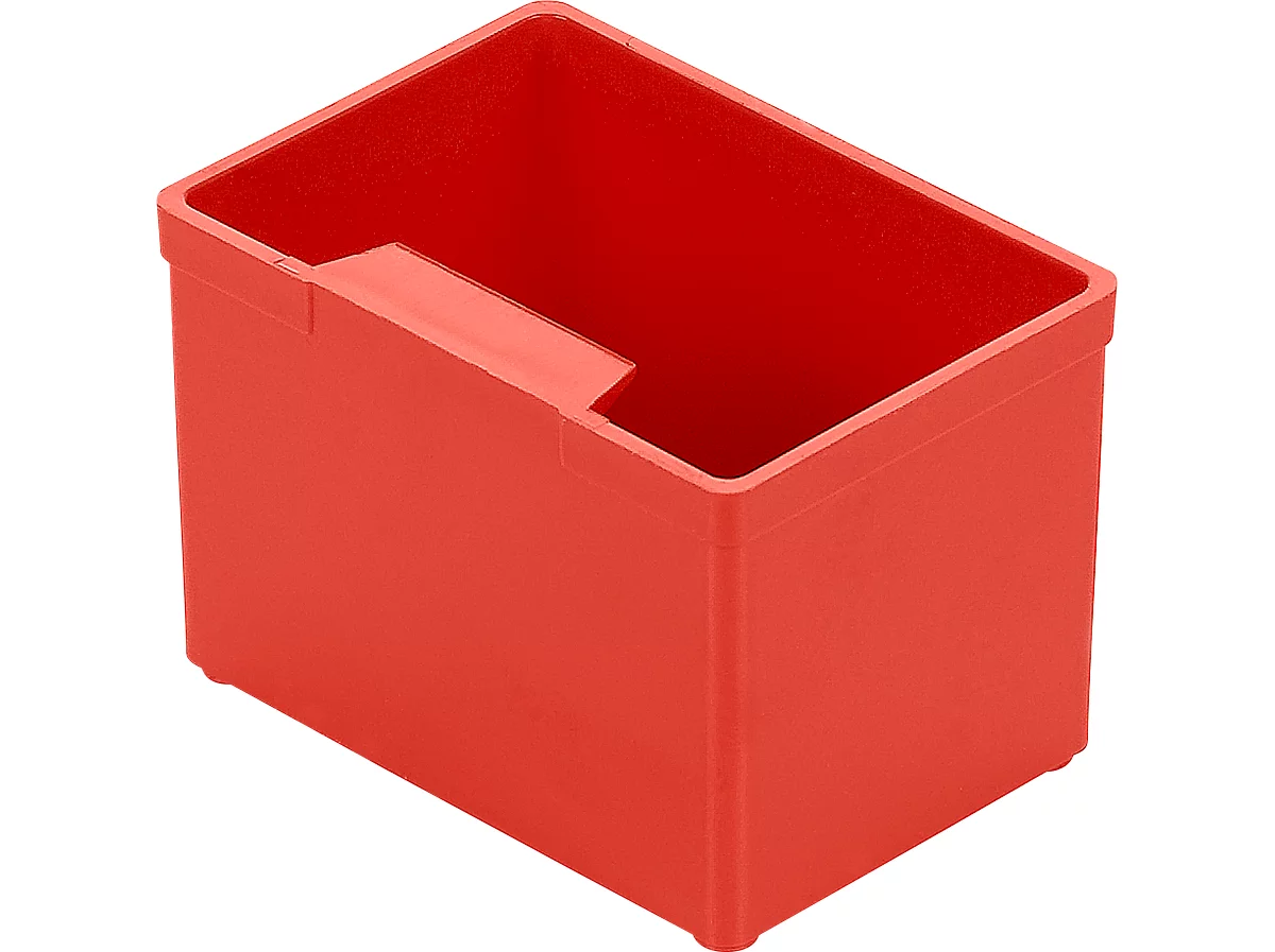 Caja insertable EK 501, PS, 40 unidades, rojo