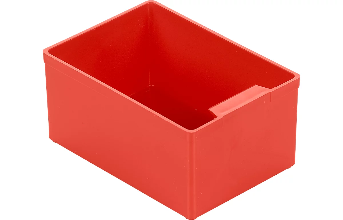Caja insertable EK 502, PS, 40 unidades, rojo