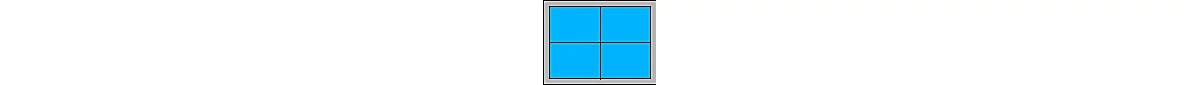 Caja insertable EK 6041, PP, azul, 20 unidades