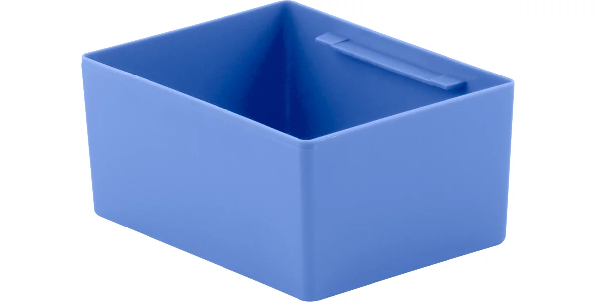 Caja insertable EK 6081, PP, azul, 40 unidades