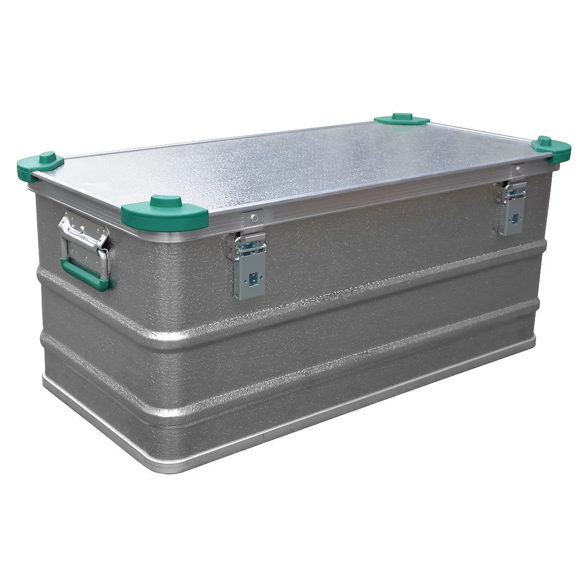 Caja mediana, metal ligero, con esquinas apilables, 81 l