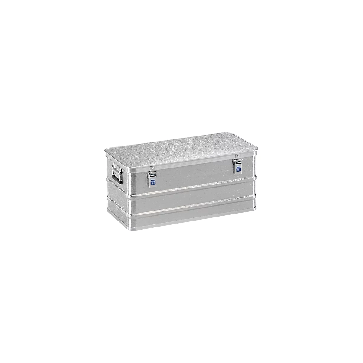 Caja mediana, metal ligero, sin esquinas apilables, 81 l