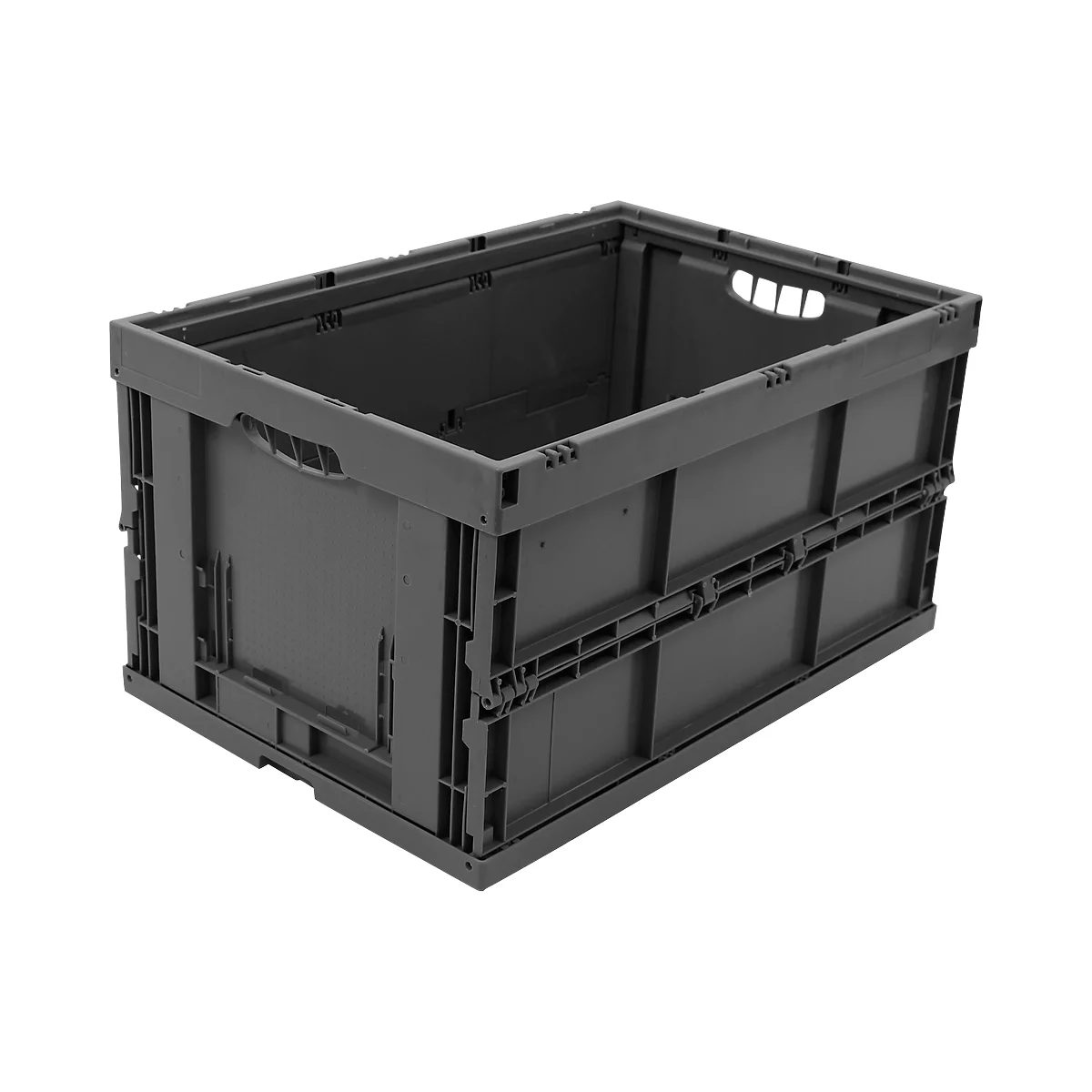 Caja plegable dimensiones norma europea 6432 NG, gris