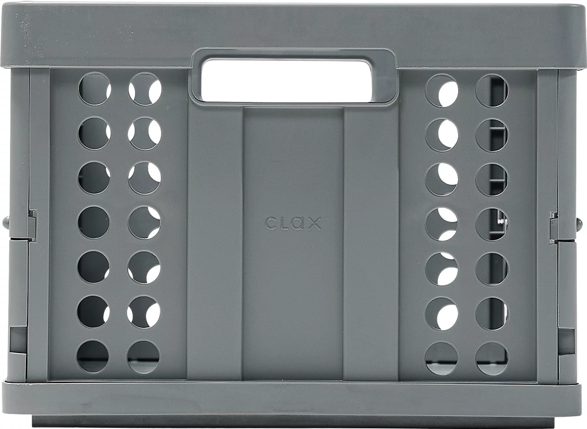 Caja plegable para carrito plegable CLAX, 46 l, gris/negro