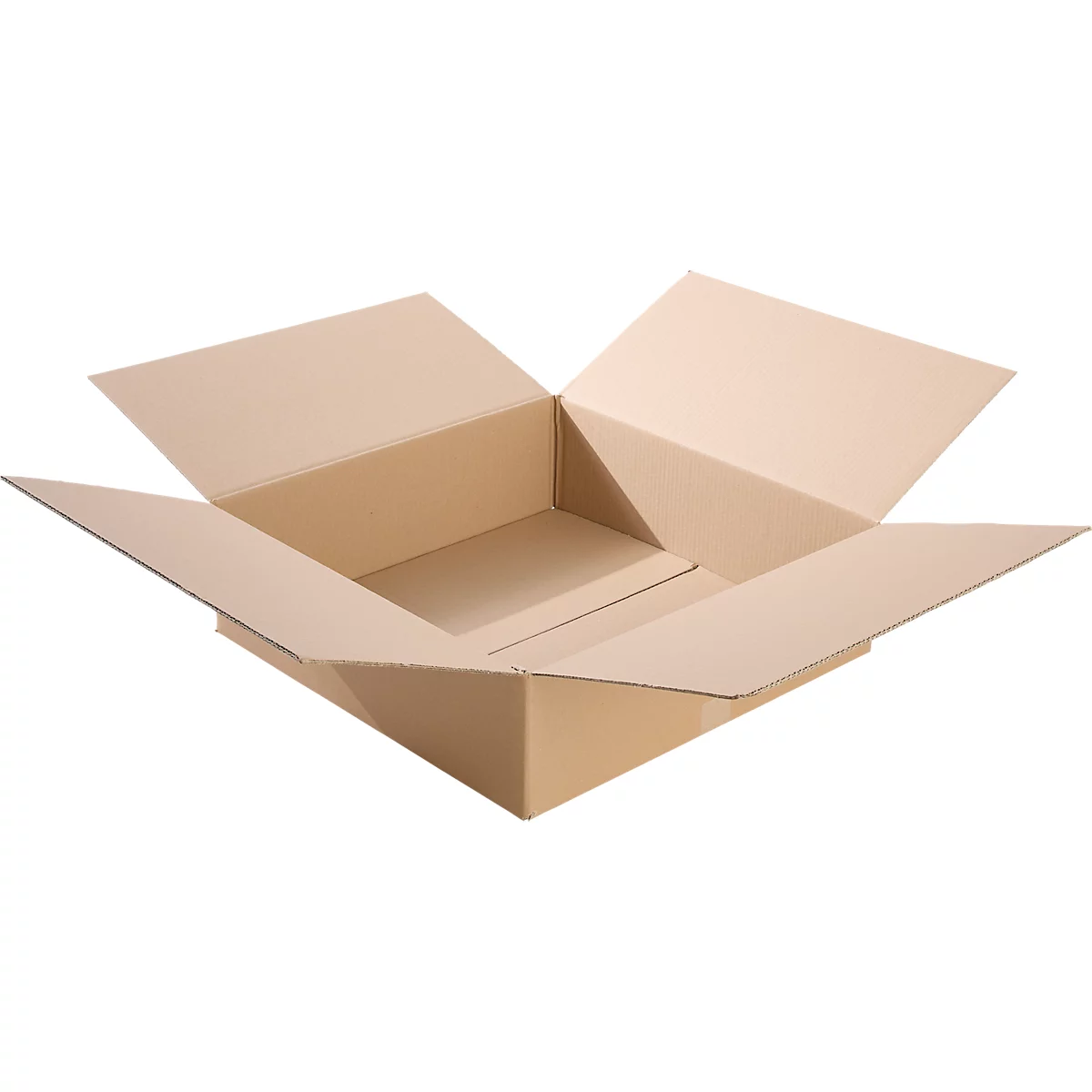 Cajas de cartón ondulado, 585x585x170 mm, cuadradas, 10 piezas