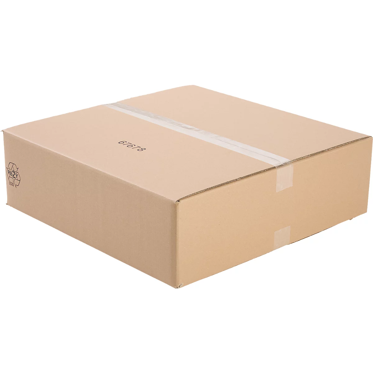 Cajas de cartón ondulado, 585x585x170 mm, cuadradas, 10 piezas