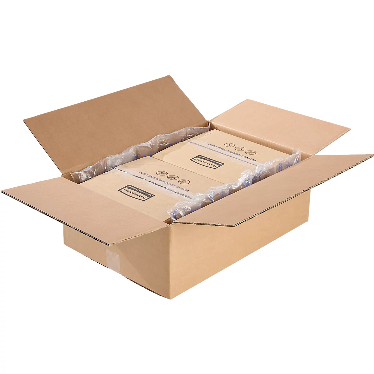 Cajas de cartón ondulado, 592 x 392 x 200 mm, rectangulares, 10 piezas