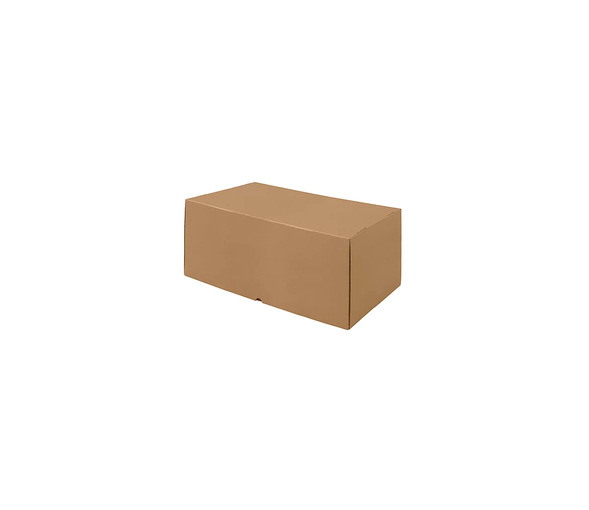Cajas de embalaje con tapa deslizante, reforzadas, de una sola pared, 220 x 120 x 50-90 mm, 50 piezas