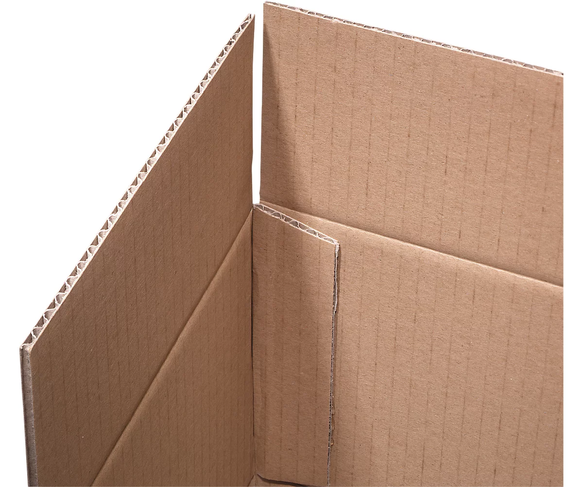 Cajas de embalaje de cartón ondulado, ancho 92 x fondo 192 x alto 120 mm, rectangulares