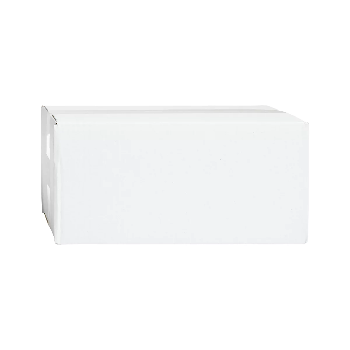 Cajas plegables de cartón ondulado blanco, de una sola pared, 300 x 215 x 140 mm