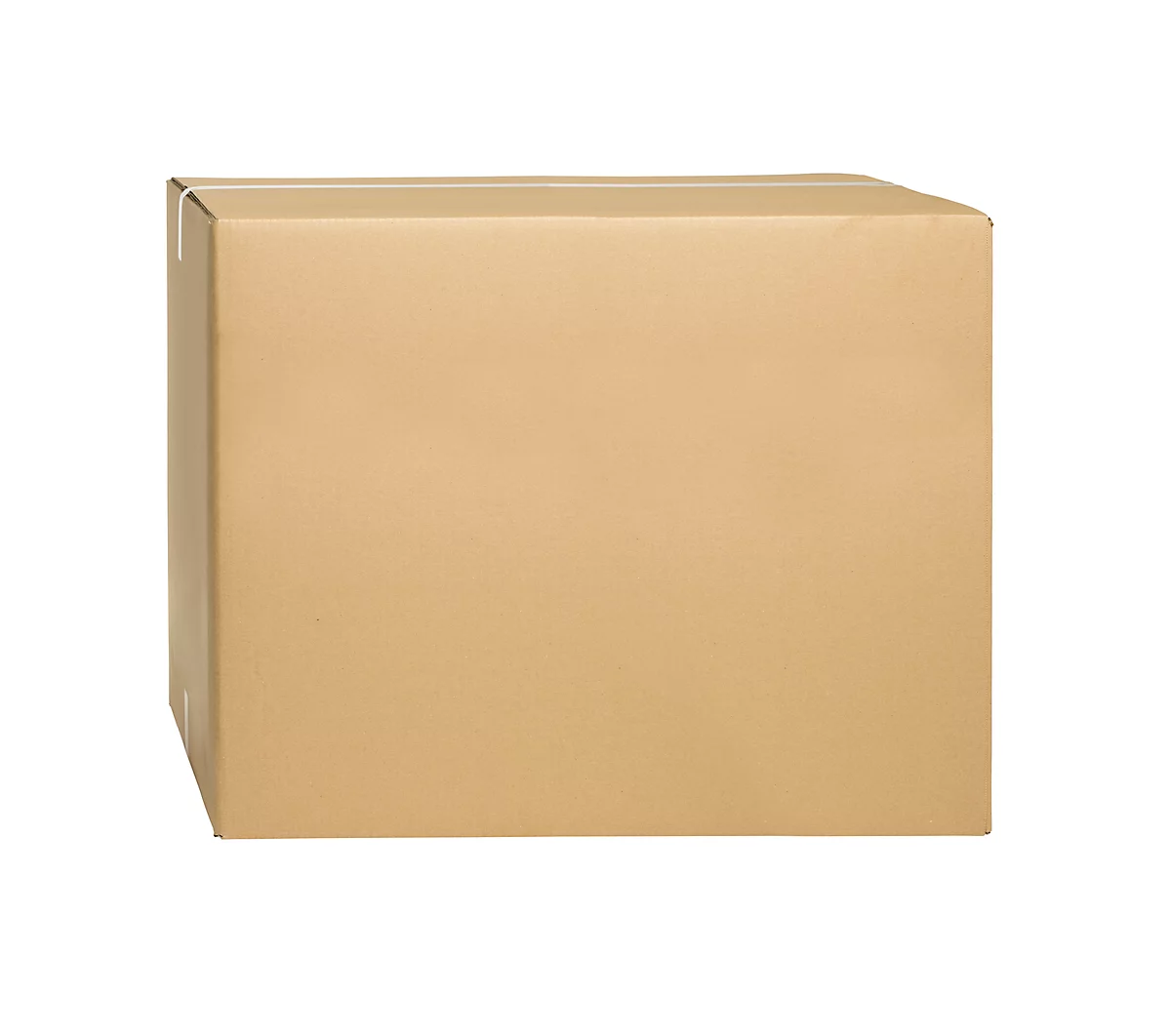 Cajas plegables de cartón ondulado, doble pared, 600 x 500 x 500 mm, marrón