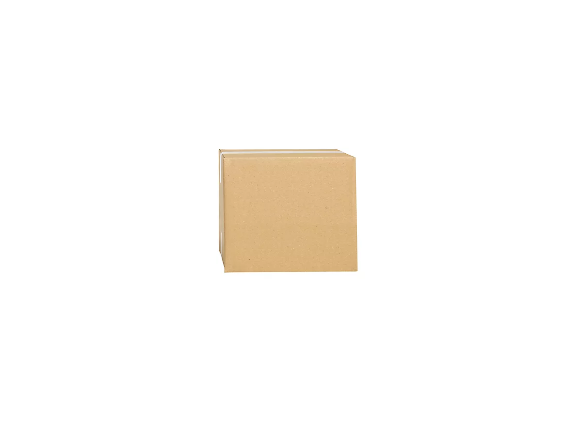 Cajas plegables de cartón ondulado, pared simple, 155 x 110 x 135 mm, marrón