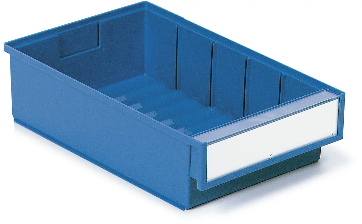 Cajón de almacenamiento TRESTON 3020, ancho 186 x fondo 300 x alto 82 mm, 3 l, azul