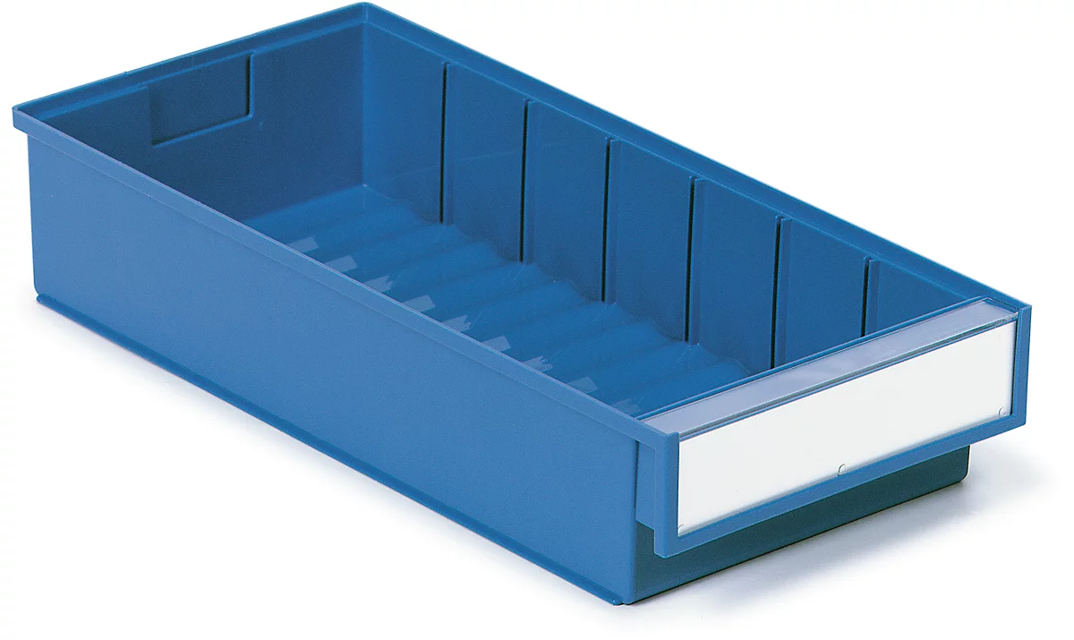 Cajón de almacenamiento TRESTON 4020, ancho 186 x fondo 400 x alto 82 mm, 4,2 l, azul