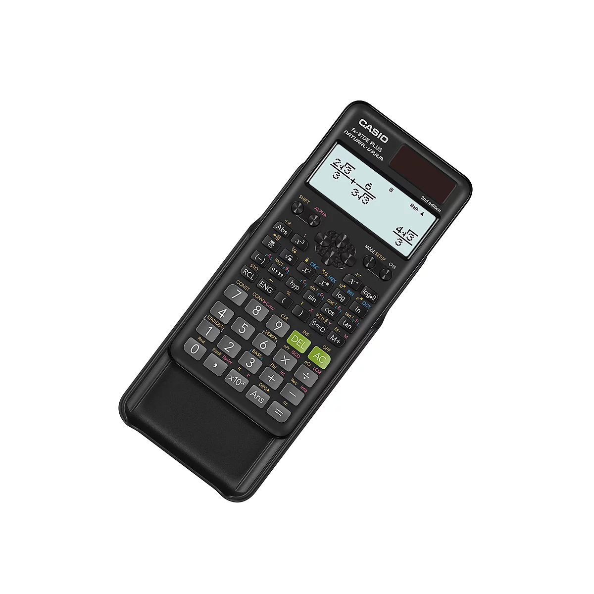 Calculadora científica de bolsillo CASIO FX-87DE Plus 2nd Edition, 502 funciones, 9 memorias de variables