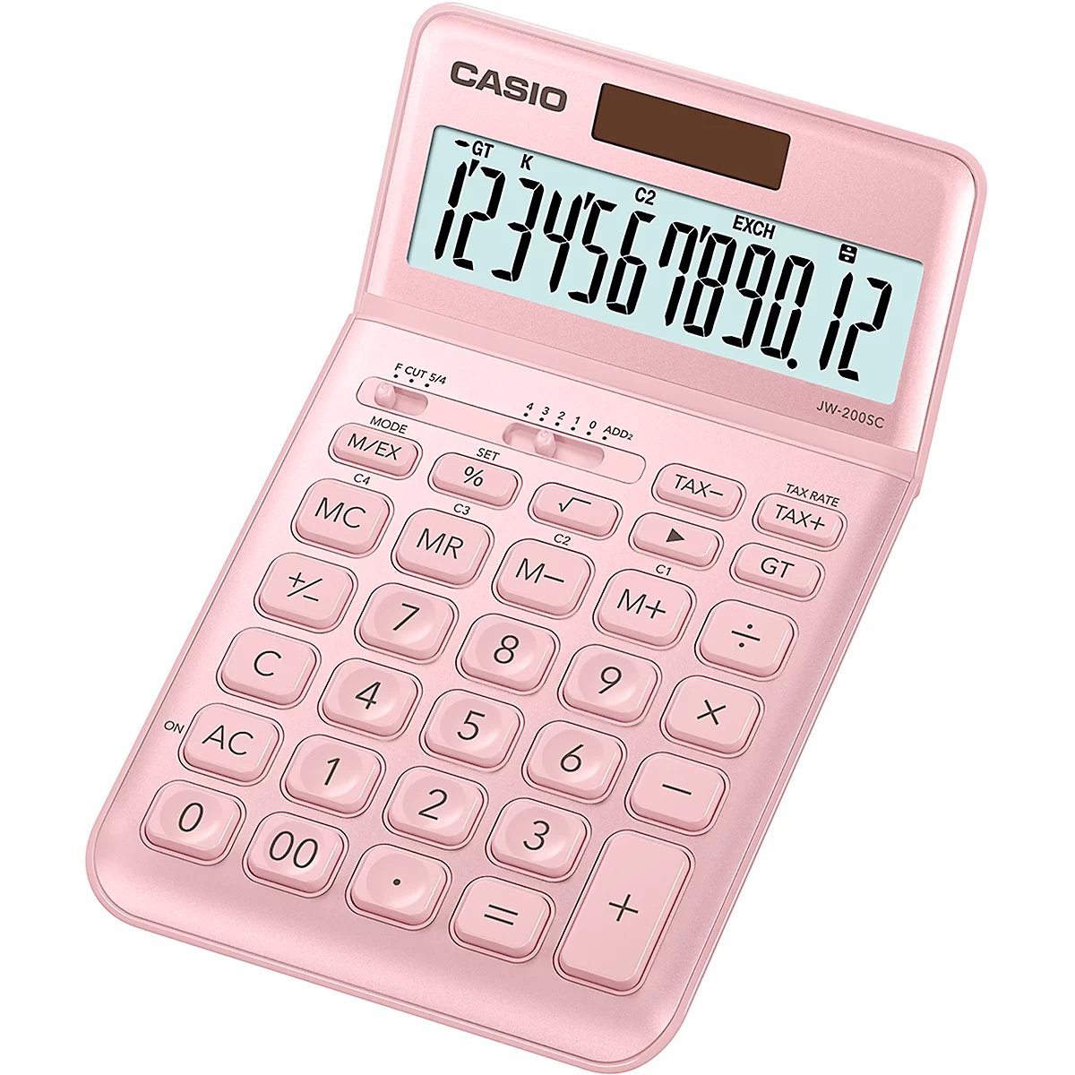 Calculatrice de bureau JW-200 SC Casio, écran LC BIG 12 chiffres