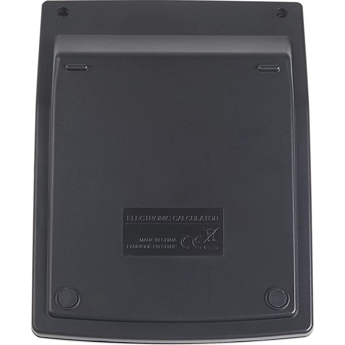 Calculatrice de bureau MAUL MC12, 12 chiffres, ergonomique, fonctionnement solaire et sur piles, L 103 x P 137 x H 31 mm, noire