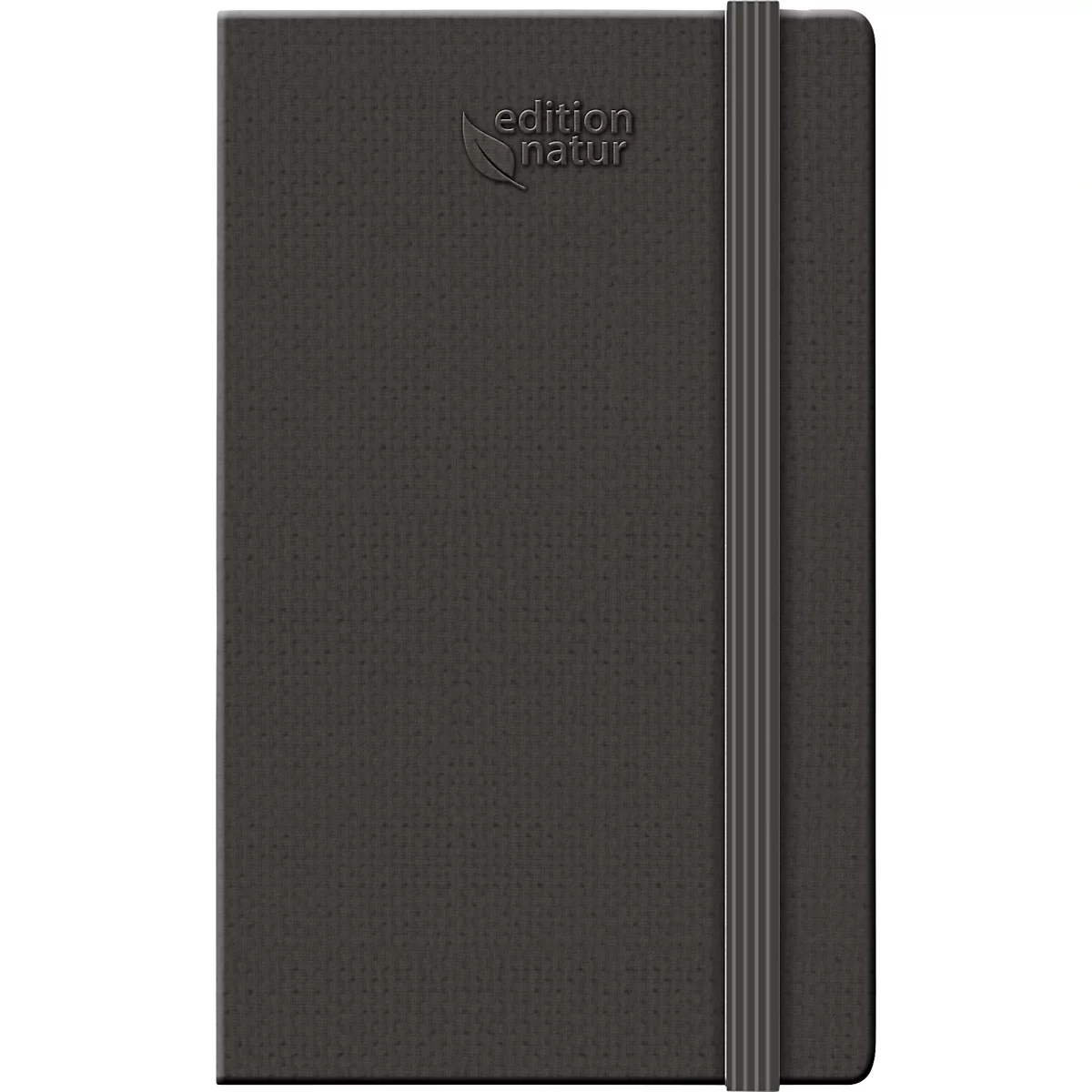 Calendrier-livre Korsch Edition Nature 2026, 144 pages, calendrier 12 mois pour D/GB, L 130 x H 210 mm, papier/carton naturel, noir