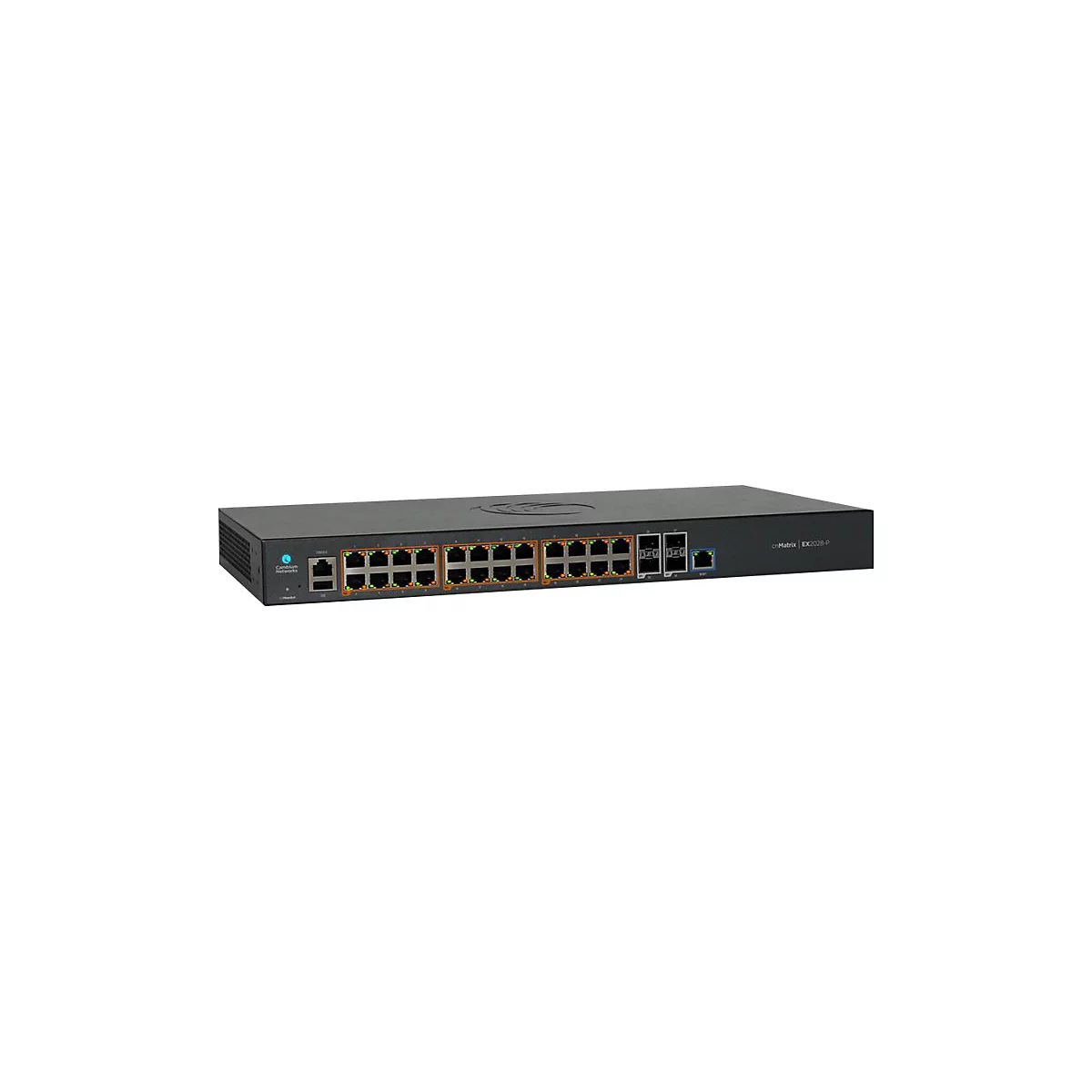 Cambium Networks cnMatrix EX2028-P - Switch - managed - 24 x 10/100/1000 (PoE+) + 4 x SFP (mini-GBIC) (Uplink) - an Rack montierbar - PoE+ (400 W)