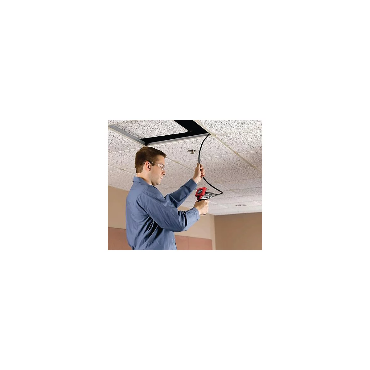 Caméra d'inspection micro CA-25 2,7 pouces 480x234 17mm LED 4 câble-L.1200mm
