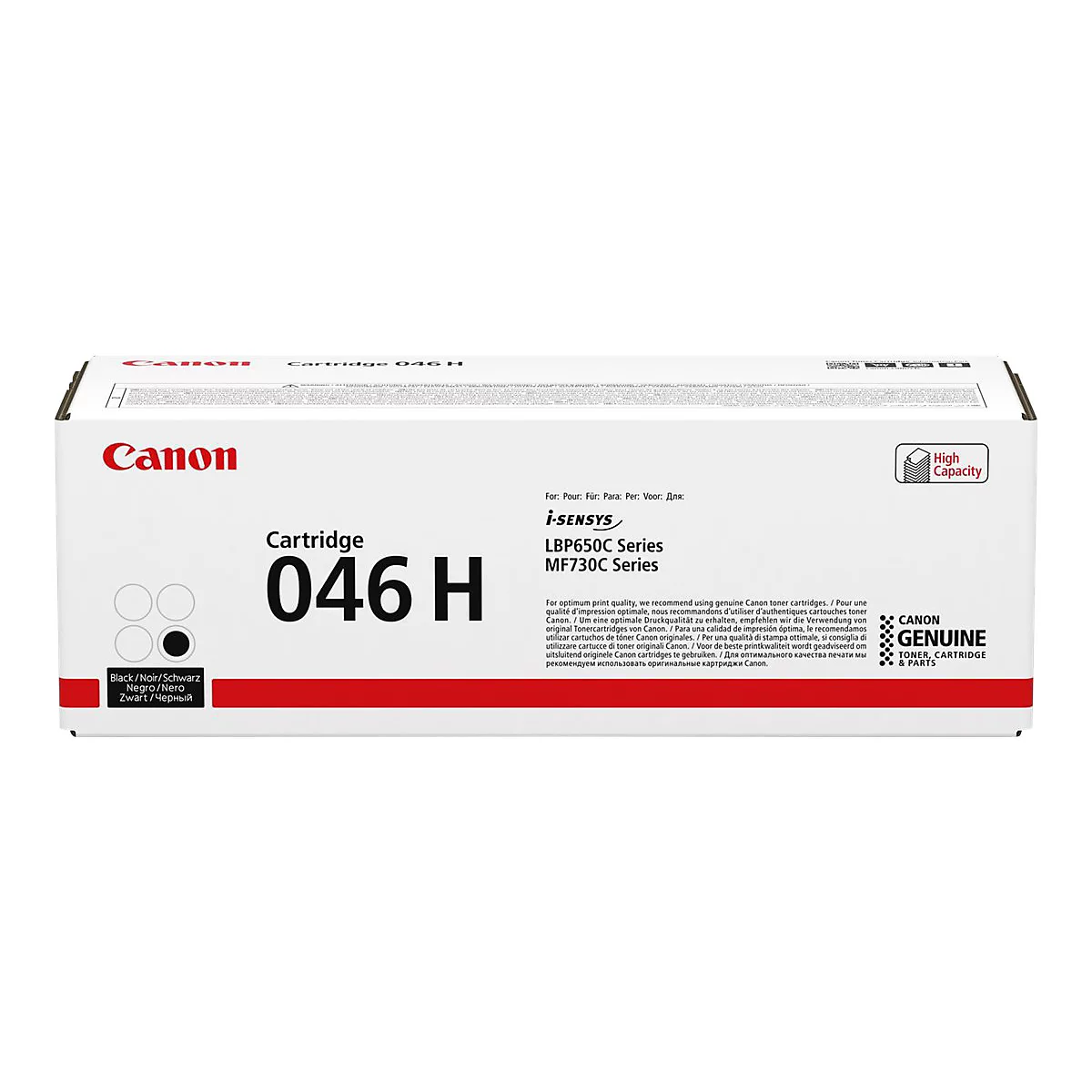 Canon 046 H - mit hoher Kapazität - Schwarz - original - Tonerpatrone