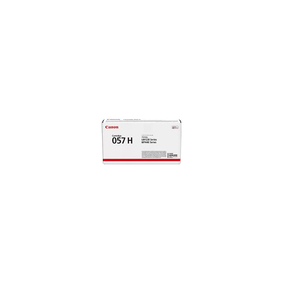 Canon 057 H - Mit hoher Kapazität - Schwarz - original - Tonerpatrone - für imageCLASS LBP228, LBP236, LBP237, MF455; i-SENSYS LBP233, LBP236, MF453, MF455