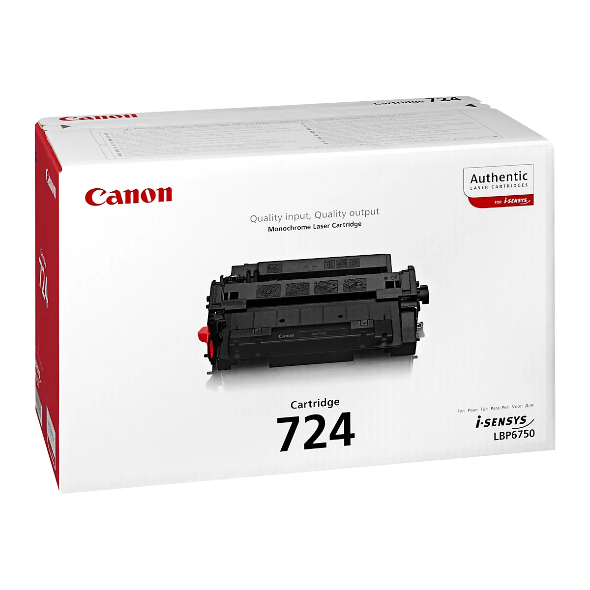 Canon CRG-724 - Schwarz - original - Tonerpatrone