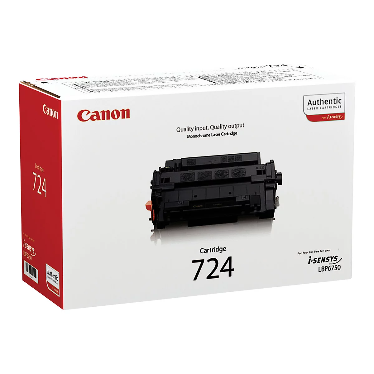 Canon CRG-724 - Schwarz - original - Tonerpatrone