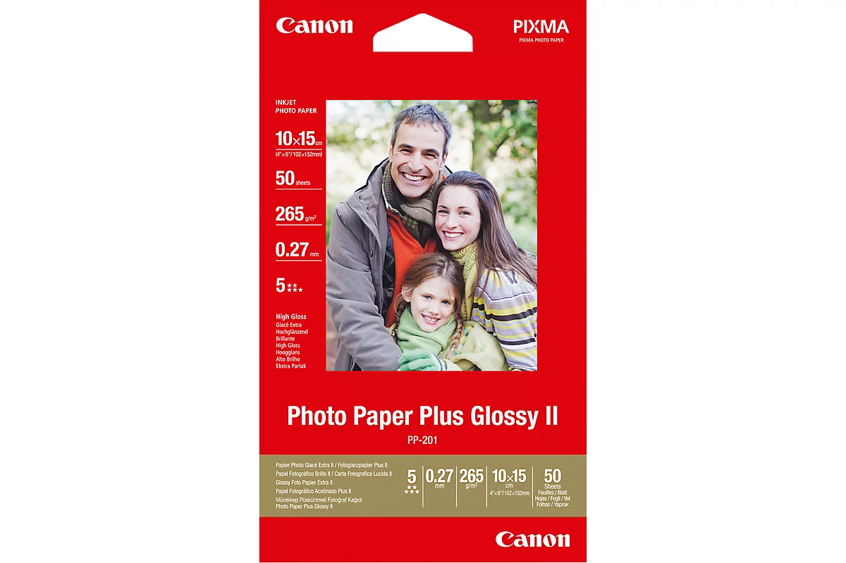 Ampère uitlijning Persoonlijk Canon fotopapier Plus Glossy II PP-201 voordelig kopen | Schäfer Shop