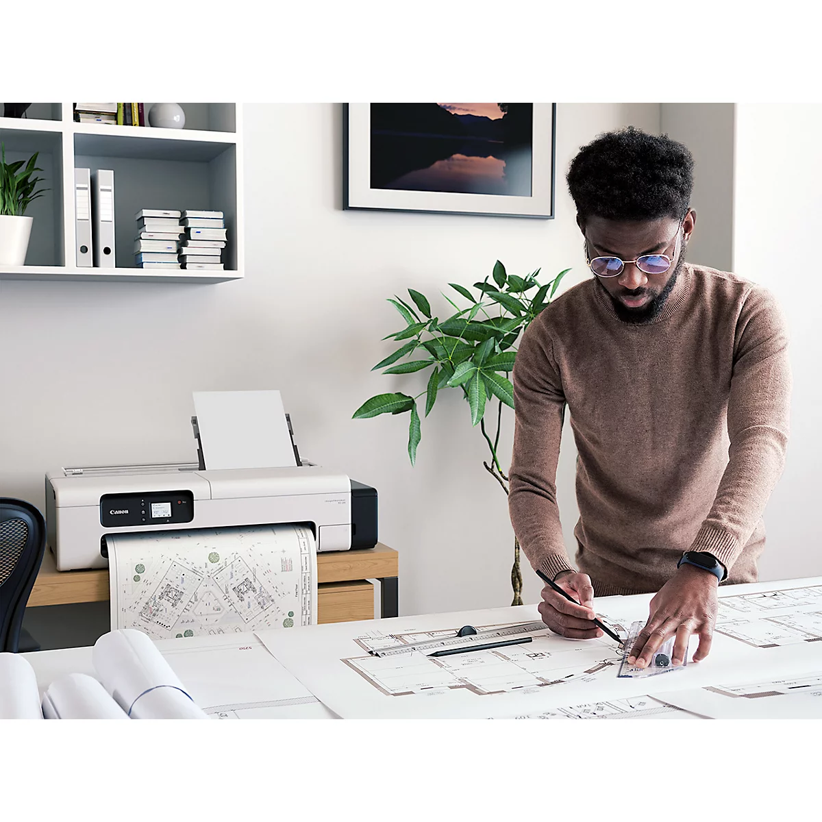 Canon grootformaat printer imagePROGRAF TC-20, 4 kleuren, DIN A4 tot 24 inch