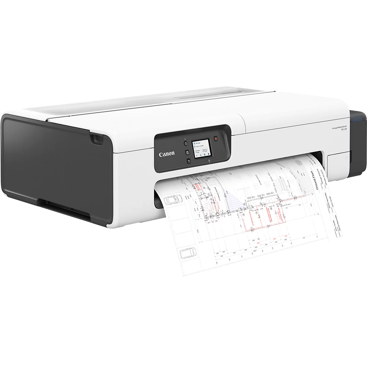 Canon Grossformatdrucker imagePROGRAF TC-20, 4 Farben, DIN A4 bis 24 Zoll