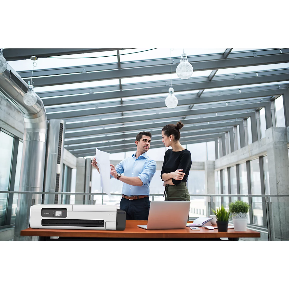Canon Grossformatdrucker imagePROGRAF TC-20, 4 Farben, DIN A4 bis 24 Zoll