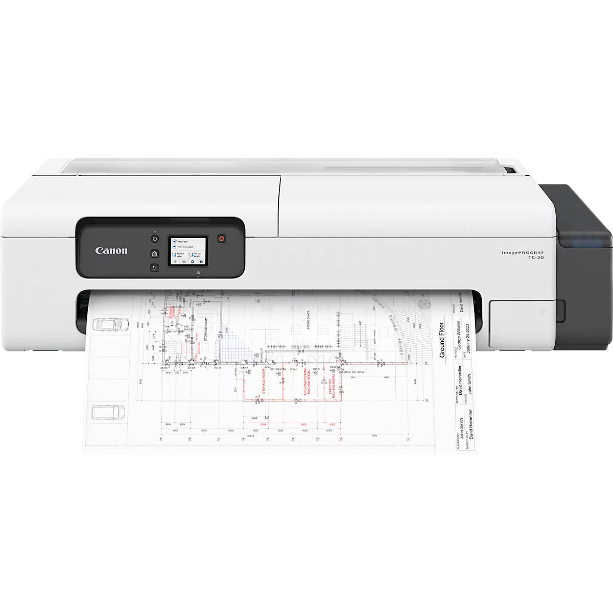 Canon Grossformatdrucker imagePROGRAF TC-20, 4 Farben, DIN A4 bis 24 Zoll