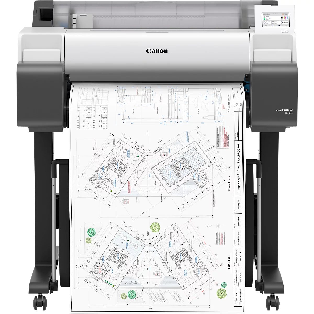 Canon Großformatdrucker imagePROGRAF TM-240, 5 Farben, DIN A4 bis 24 Zoll
