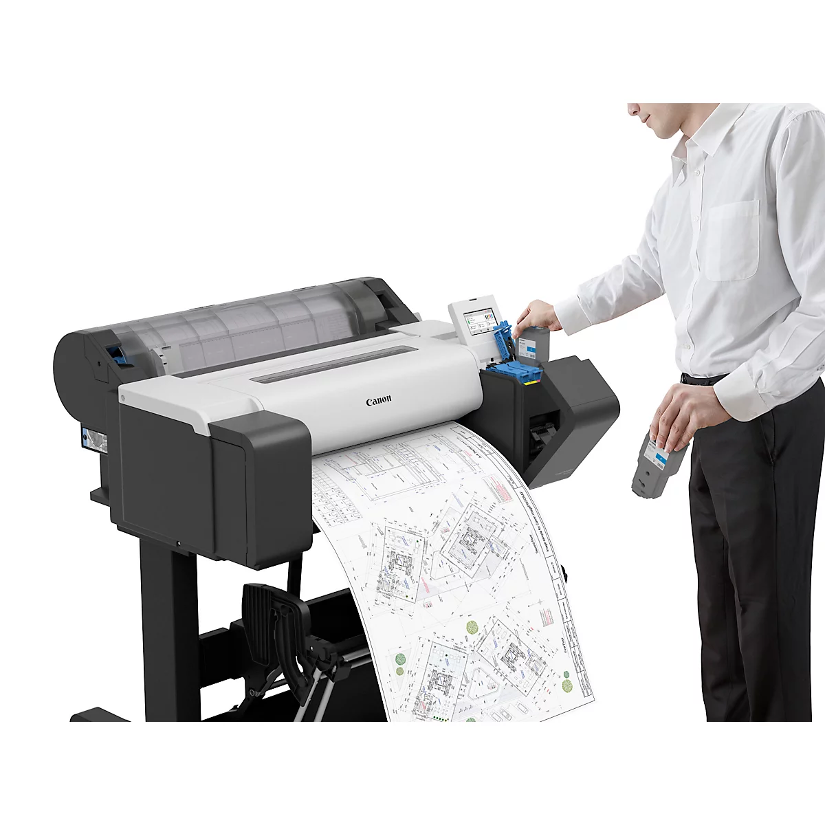 Canon Großformatdrucker imagePROGRAF TM-240, 5 Farben, DIN A4 bis 24 Zoll