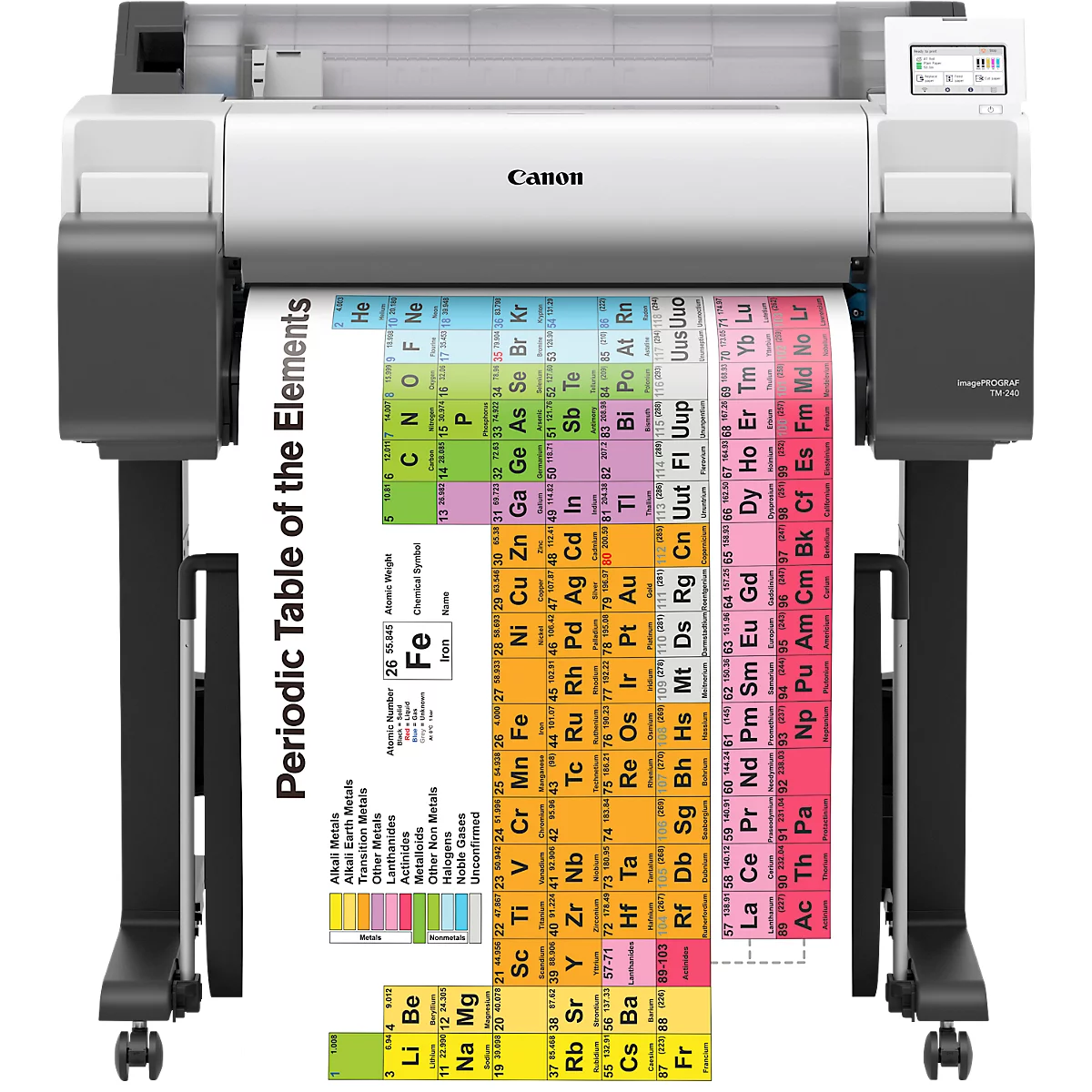 Canon Großformatdrucker imagePROGRAF TM-240, 5 Farben, DIN A4 bis 24 Zoll