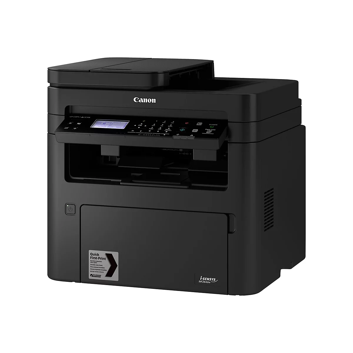 Canon i-SENSYS MF264dw - Multifunktionsdrucker - s/w - Laser - A4 (210 x 297 mm), Legal (216 x 356 mm) (Original) - A4/Legal (Medien)