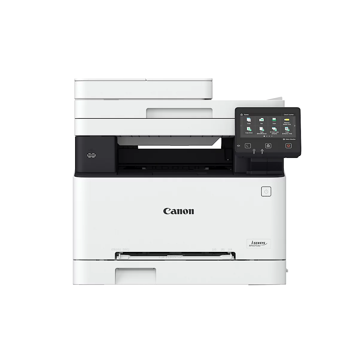 Canon i-SENSYS MF657Cdw multifunctionele kleurenlaserprinter, 4-in-1, USB/LAN/WLAN, auto duplex/mobild printen/cloud, tot A4, zwart-wit