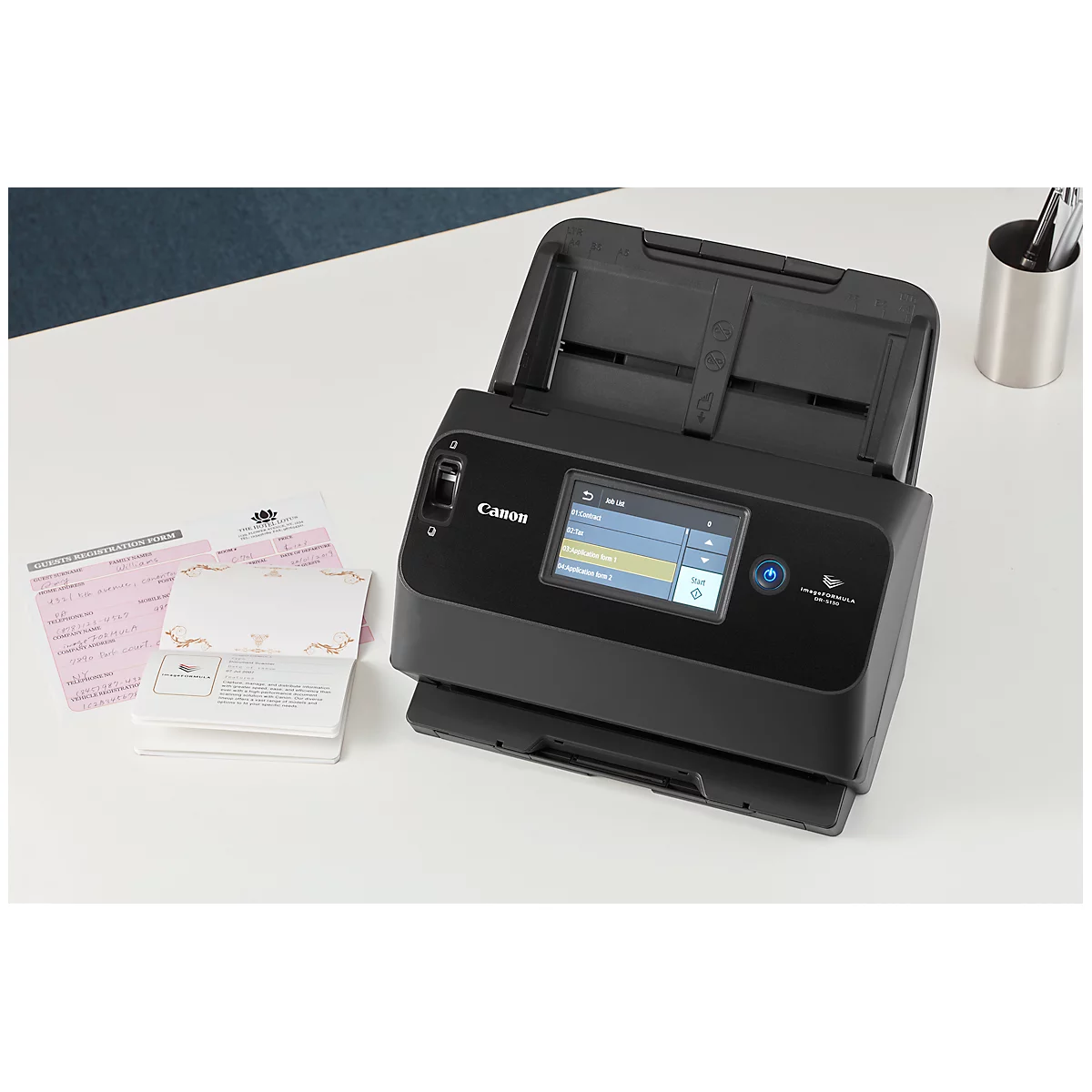 Canon imageFORMULA DR-S130 Dokumentenscanner, Farbe, 30 Seiten/Min., 60 Bilder/Min., 4,3' Display